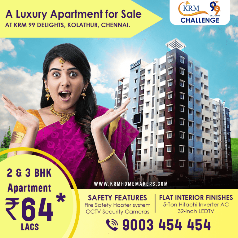 Ready to move in flats in Kolathur